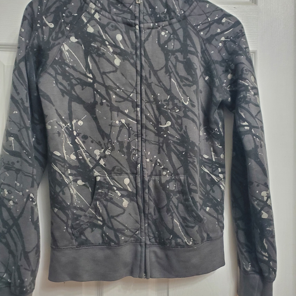 SWS - Abstract Paint Print Women's Sweater - SIZE M